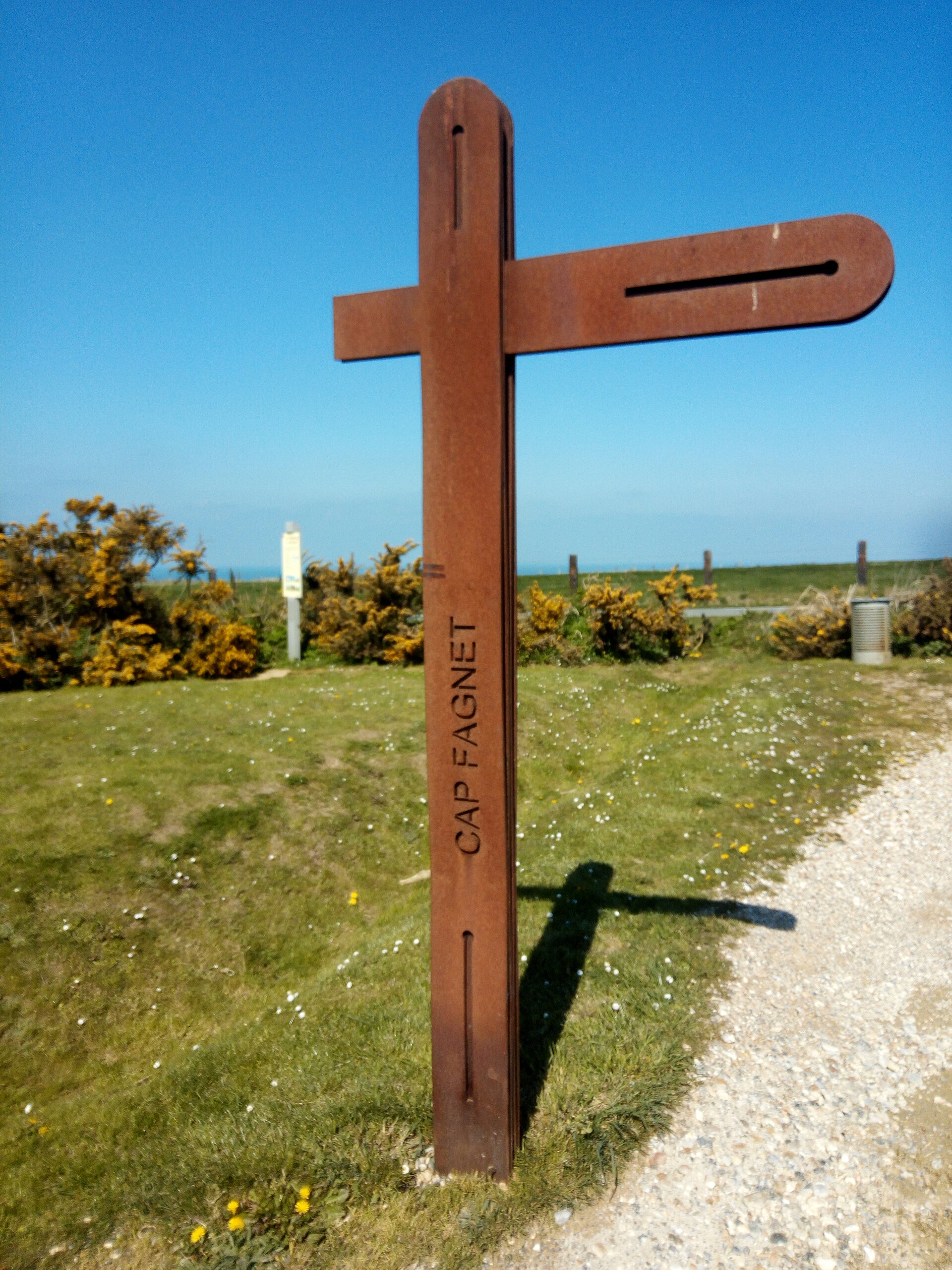 Cap Fagnet, falaises et Manche